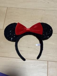 Tokyo Disney Resort カチューシャ スパンコール ブラックのサムネイル
