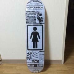 【新品】GIRL SKATE キャロル DECK 7.75のサムネイル