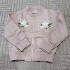 La Petit Lilly ピンク 花柄刺繍 ブルゾン 120cmのサムネイル