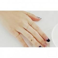 ５本セット★リング★レディース★指輪★5デザイン★シンプル★結婚式 t84のサムネイル