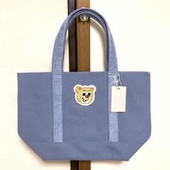 フェイラー FEILER オールドテディ ワッペントートバッグ ブルー