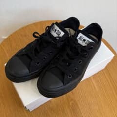 CONVERSE キャンバス　オールスター　OX ブラック　ロー　23cmのサムネイル