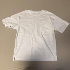 半袖 ポケットTシャツ ホワイト Sのサムネイル