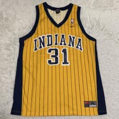 希少美品　NIKE NBA ペイサーズ ミラー 31 XL オーセンティック 希少美品 NIKE NBA ペイサーズ ミラー 31 XL オーセンティック - メルカリ