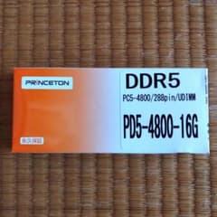 【特価】プリンストン DDR5 メモリ 16GB 新品 未通電品 特価】プリンストン DDR5 メモリ 16GB 新品 未通電品 - メルカリ