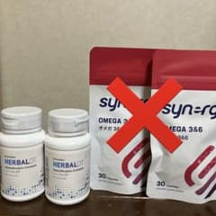 Synergy HERBAL DT OMEGA 3&6 サプリメントセット - メルカリ