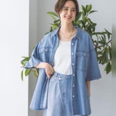 新品未使用　レプシィム　デニムシャツのサムネイル