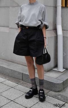2025SS machatt モックネックオーバーTシャツ グレー マチャット