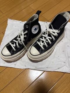 CONVERSE 厚底 ハイカット スニーカー ブラックのサムネイル