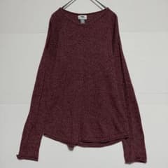 オールドネイビー XL 赤 長袖 ニット コットン100% OLD NAVYのサムネイル
