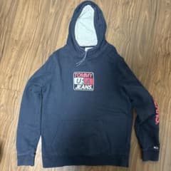 TOMMY JEANS ネイビー パーカー XLのサムネイル