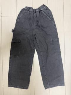 キッズ デニム カーゴパンツ 140cmのサムネイル