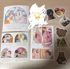 マムアンちゃん 2026ランダムステッカー ポストカード 猫シール　セットのサムネイル