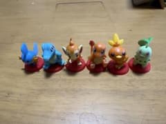ポケットモンスター　チョコエッグ　旅立ちの3匹6体セットのサムネイル