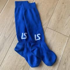 LSロゴ入り青サッカーソックスのサムネイル