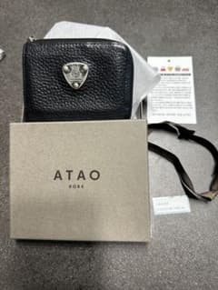 ATAO KOBE 二つ折り財布 ブラック ATAO KOBE 二つ折り財布 ブラック - メルカリ
