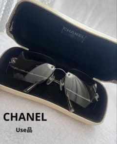 CHANEL クリアサングラス ケース付き - メルカリ