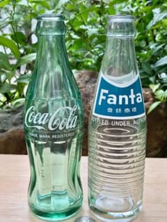 昭和レトロ 瓶 コカコーラ ファンタ 1968/72 ボトル コレクション