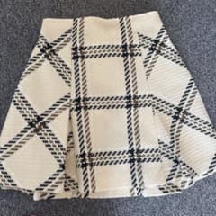 SNIDEL Sustainableロービングチェックミニスカートのサムネイル