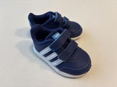 adidas ベビー スニーカー ネイビーのサムネイル