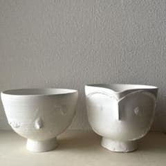 超レア・新品！吉田次朗　器　「顔」　白　2点セット 超レア・新品！吉田次朗 器 「顔」 白 2点セット - メルカリ