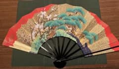 日本舞踊　舞扇子　箱付きのサムネイル