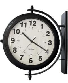 美品 SEPTIME 両面掛け時計 SISBRLR 12センチ - メルカリ