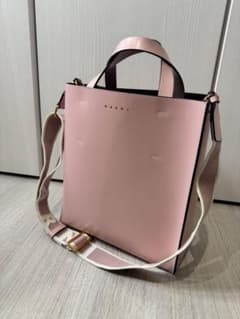 MARNI トートバッグ ピンク 2WAY 美品 - メルカリ