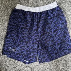 Arch バスケットボールパンツ 総柄 パープルのサムネイル