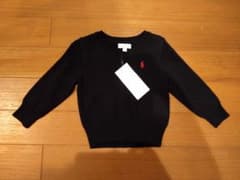 お値下げしました！未使用 POLO RALPH LAURENセーター  ネイビーのサムネイル