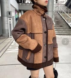 フーズフーギャラリーリメイクライクフェイクムートンジャケットのサムネイル