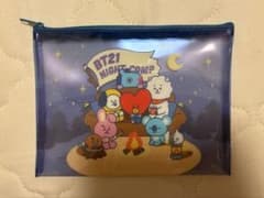 BT21 HAPPY CAMP 플랫 파우치
