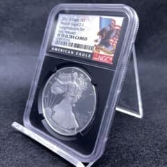 奇跡の黒×黒】2021 イーグル銀貨 NGC PF70UC ER 最終タイプ1 - メルカリ