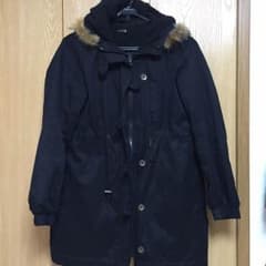【処分価格】モッズコート 黒 Lサイズのサムネイル