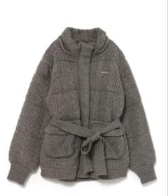 andmary mary quilting knit shape jacket - メルカリ