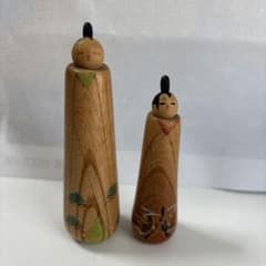 こけし 2体セット 昭和レトロ こけしペア 郷土玩具 民芸品 和風 レトロ
