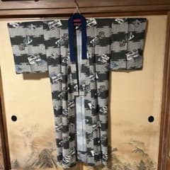 男性　長襦袢　和綴じ　茶色のサムネイル