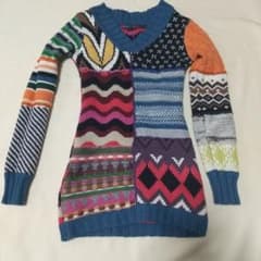 デシグアル 総柄 ニット セータのサムネイル