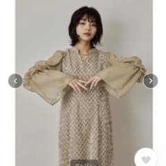 美品】niana デザインスリーブシャギードレス 結婚式 dorrydoll - メルカリ