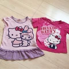 キティちゃんTシャツ110㎝☆セットのサムネイル