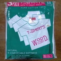 【メンズ】WOOD HOUSER コットンTシャツ 3枚セット M