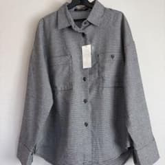 AMERICAN HOLIC 千鳥格子柄 長袖シャツ M タグ付きのサムネイル