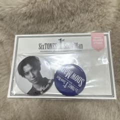 SixTONES Snow Man 1st ピンバッジ 2個セットのサムネイル