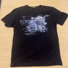 COMME CA MEN 黒 Vネック Tシャツのサムネイル