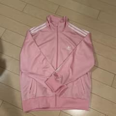 adidas ピンク ジップアップジャージ Mのサムネイル
