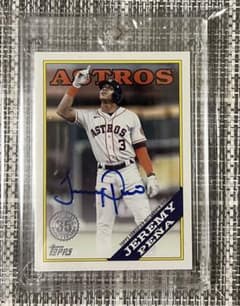 Jeremy Pena Topps 直筆サイン入りカードのサムネイル
