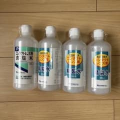 セ*ン様 【新品未使用】 コンタクトレンズ用精製水 食塩水 500ml 4本