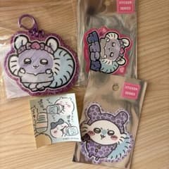 Chiikawa Sweatshirt Keychains for Everyone　Momonga　Leopard print sticker