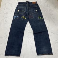 evisu エヴィスカモメ メニーポケット デニム セルビッチデニムパンツ