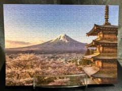 ジグソーパズル 富士山 桜 五重塔のサムネイル